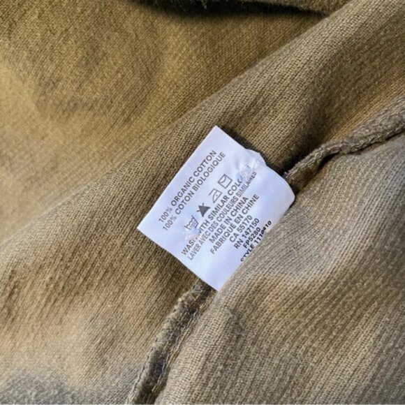 Frank And Oak Organic Cotton Corduroy Oversized Shirt in Brown Size XS - Picture 6 of 13